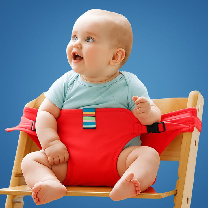 SeatGuard | Baby Chair Harness – Secure Adjustable Fit – Breathable Cotton Fabric – Portable Dining Safety Solution for Travelling Parents Kalsten
