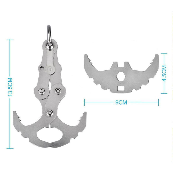 Kalsten | Stainless Steel Survival Folding Grappling Gravity Hook