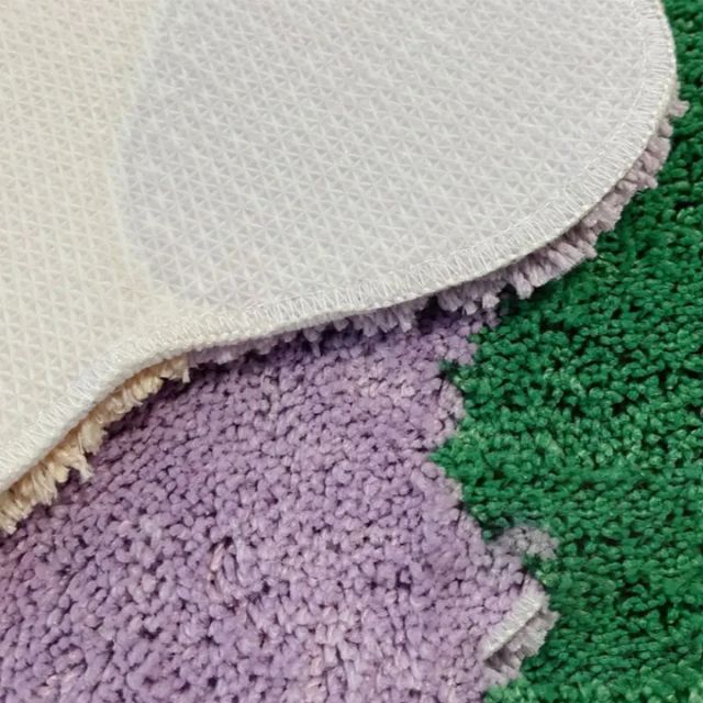 Kalsten | Abstract Color Block Rug made of Cotton-Polyester