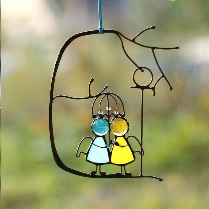 Stained Glass Hangings Sun Catcher Art Decoration Gift | Kalsten