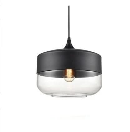 Kalsten | Hand-Blown Glass & Wood Pendant Light Adjustable