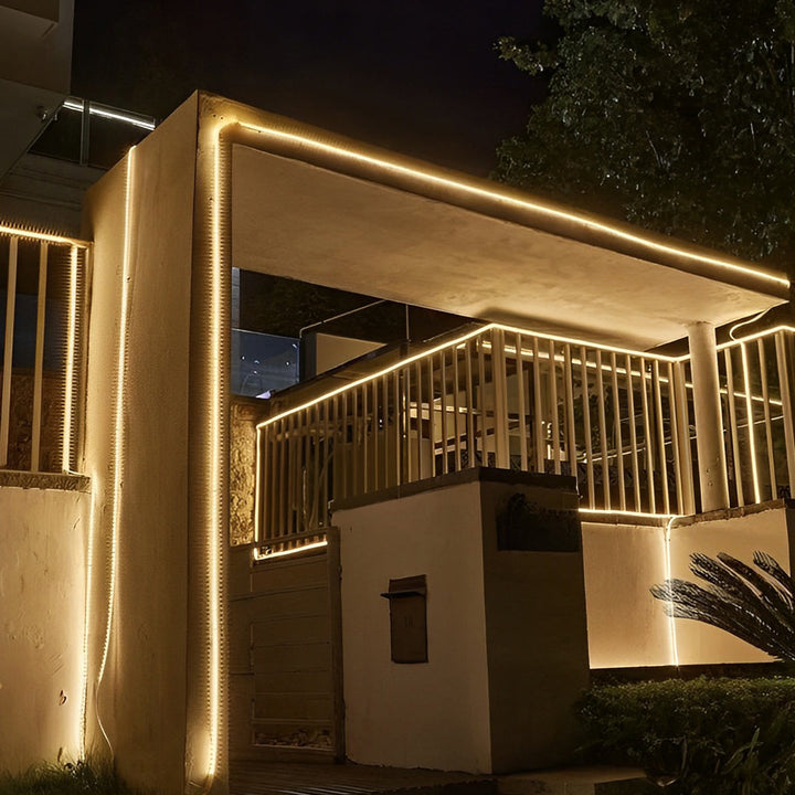 24V Waterproof Recessed Silicone Side-Emitting & Flat LED Strip Lights for Step and Deck Lighting | Kalsten