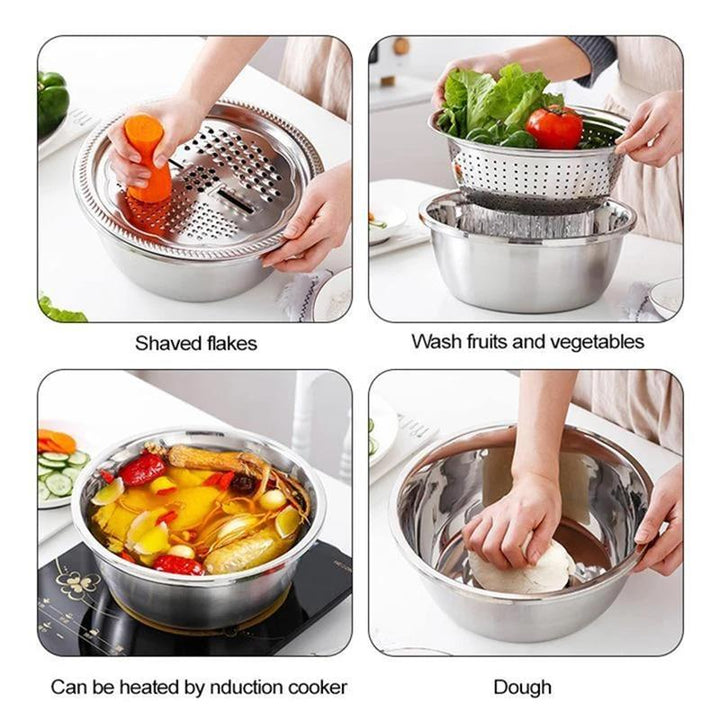 Multifunctional stainless steel tub | Kalsten