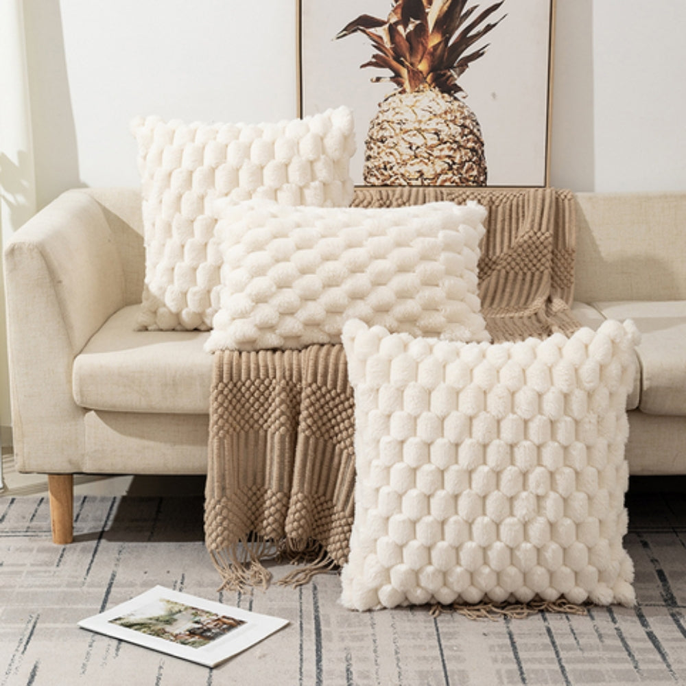 VelvetSoft Plush Pillowcase for Sofa or Bed