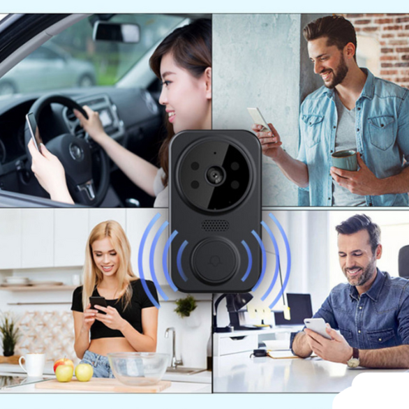 Noctiq Smart Wi-Fi Video Doorbell - HD Camera, Night Vision, Motion Sensor | Kalsten