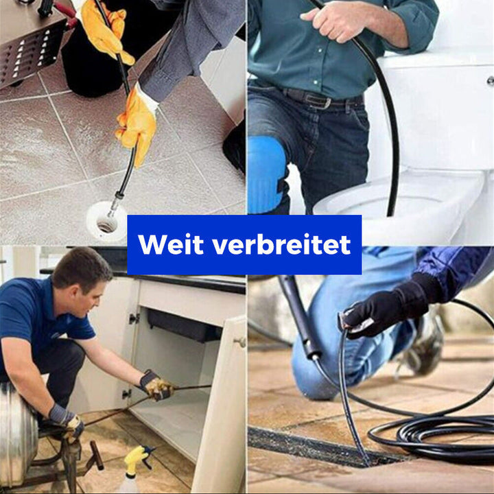 High pressure nozzle made of stainless steel for unclogging wastewater pipes | Kalsten
