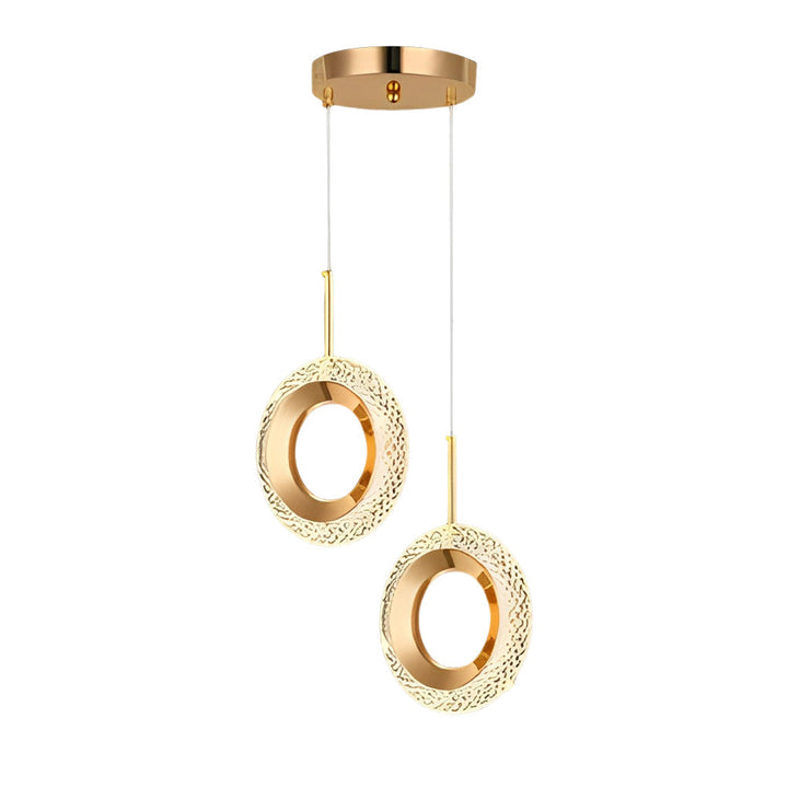 Circle Water Drop Minimalist Three Step Dimming LED Modern Pendant Lights | Kalsten
