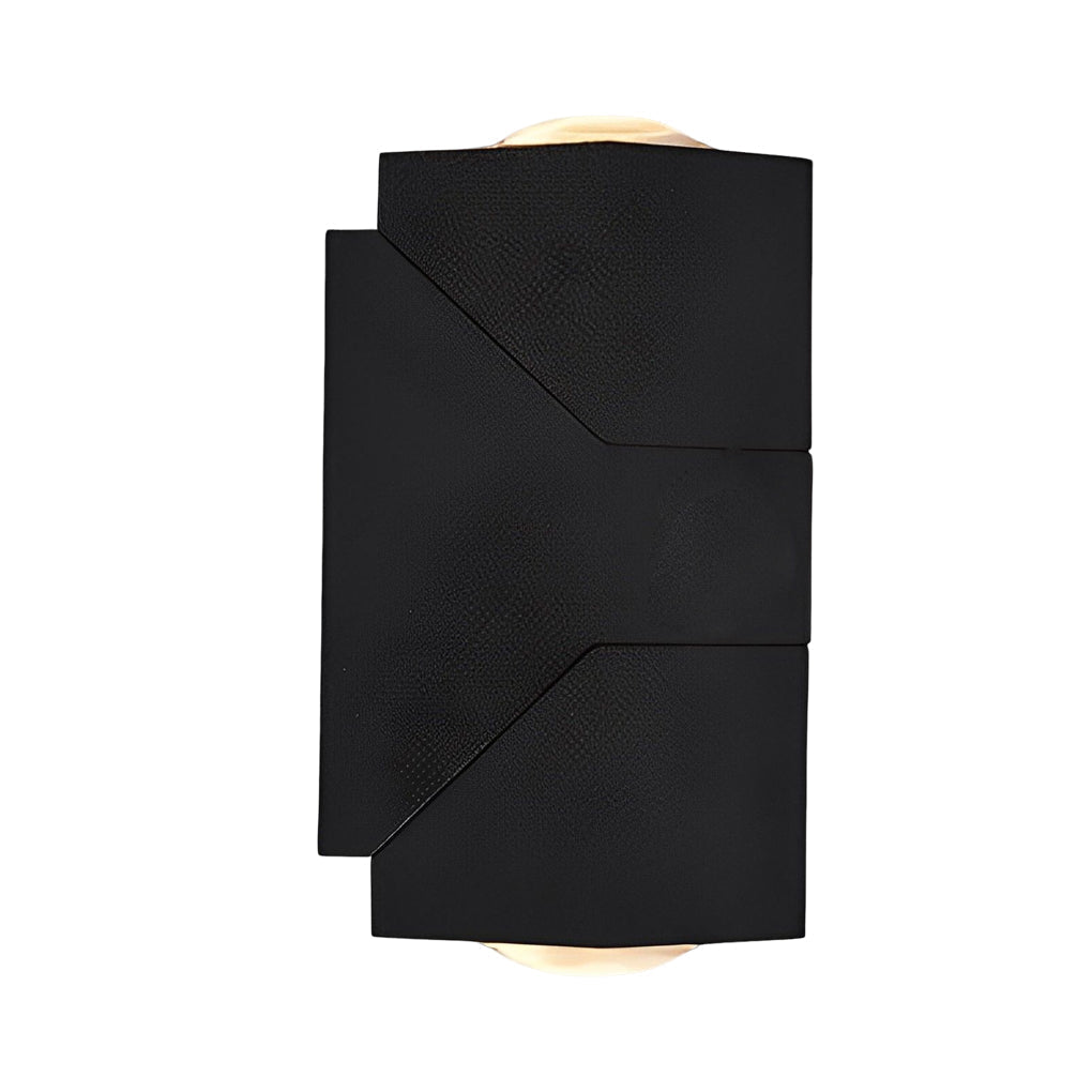Adjustable Up and Down Light Motion Sensor Waterproof Black Wall Lamp | Kalsten