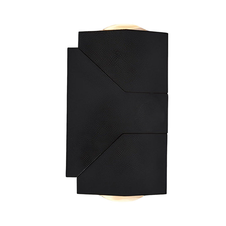 Adjustable Up and Down Light Motion Sensor Waterproof Black Wall Lamp | Kalsten