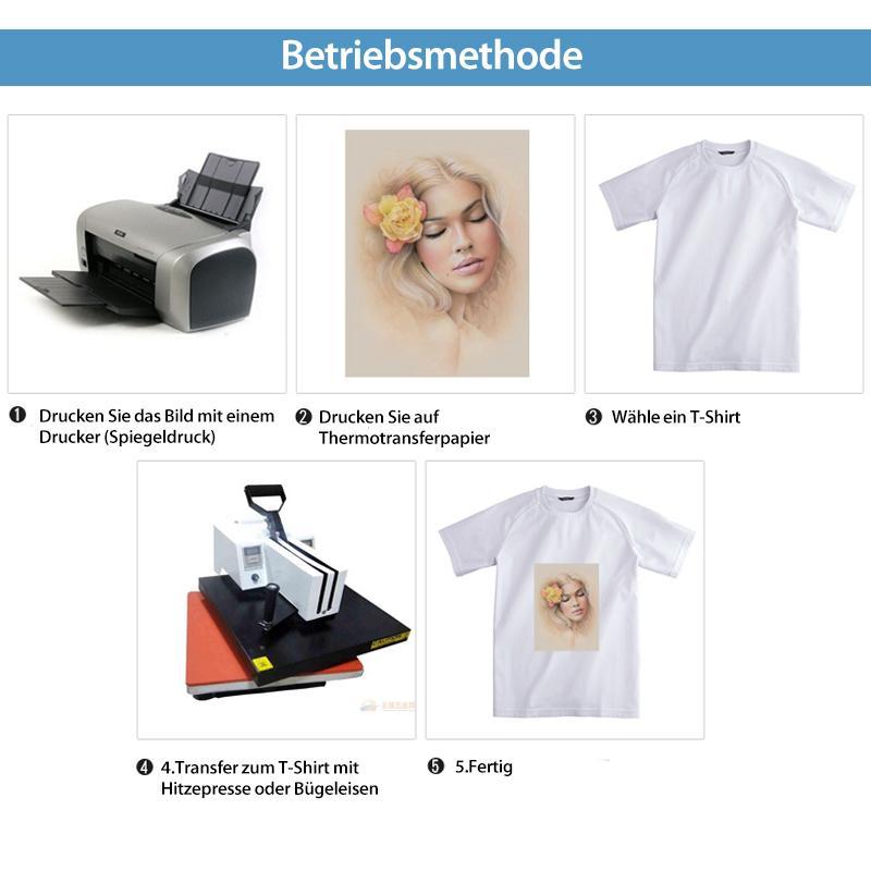 Craft Transfer Paper for Inkjet Printers (5 Sheets) | Kalsten