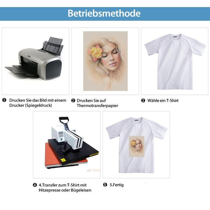 Craft Transfer Paper for Inkjet Printers (5 Sheets) | Kalsten