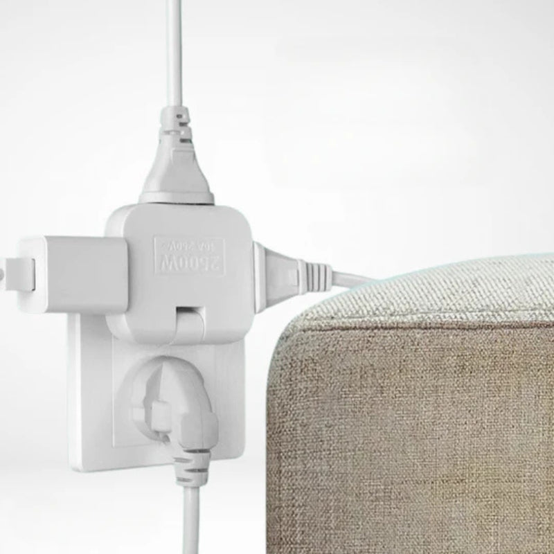 FlexiPlug – Ultra-Thin 180° Rotatable Extension Cord