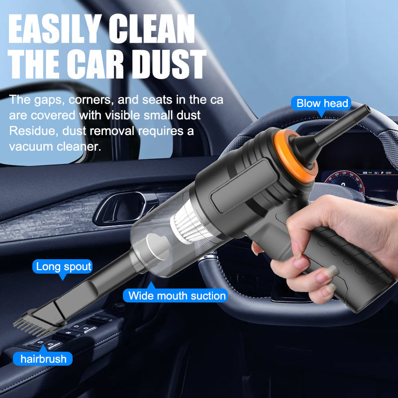Kalsten | Portable wireless handheld vacuum cleaner, cyclone suction cordless vacuum cleaner, rechargeable vacuum cleaner with strong suction power suitable for cars/offices/homes