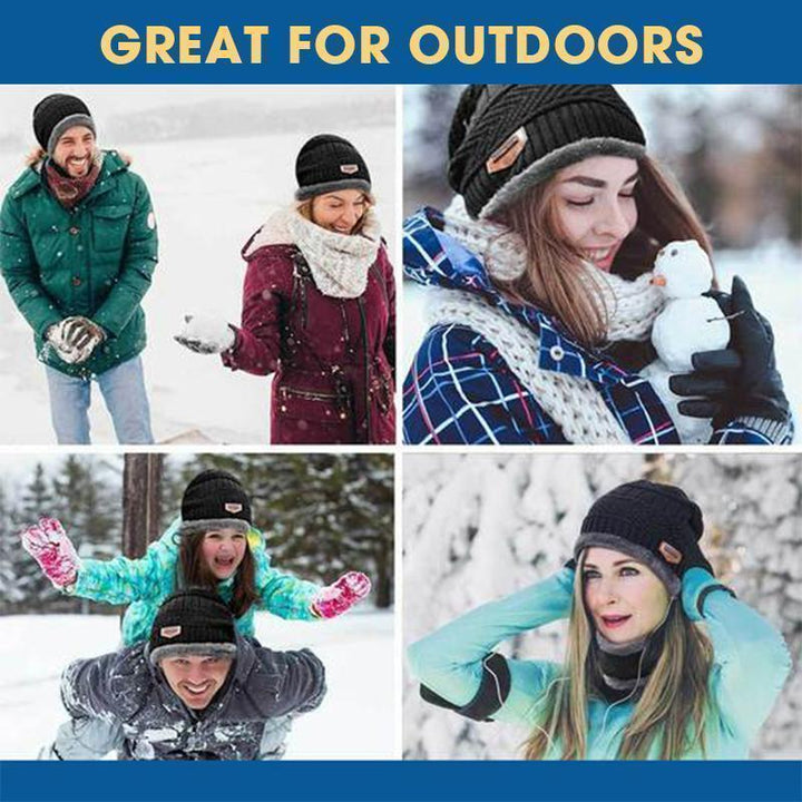 Winter Hat with Scarf Set