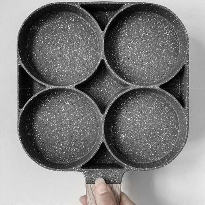 Kalsten | Four-hole egg pan, breakfast omelette household frying pan non-stick pan