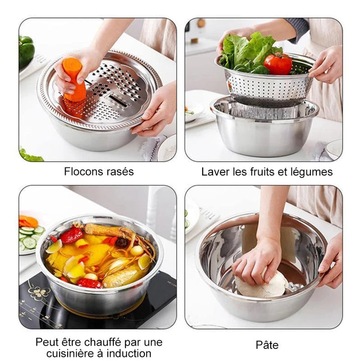 Multifunctional Stainless Steel Basin | Kalsten