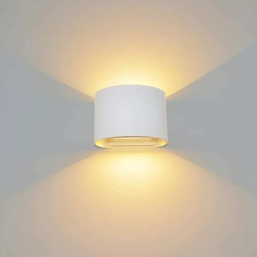 Lumière Royale - Stylish modern LED cube wall lamp (White) Kalsten