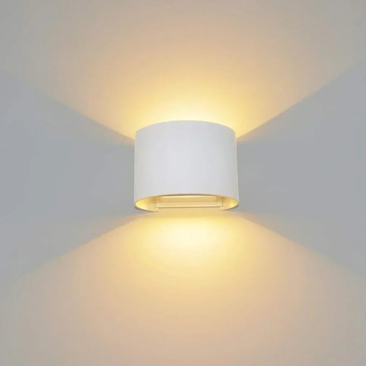 Lumière Royale - Stylish modern LED cube wall lamp (White) Kalsten