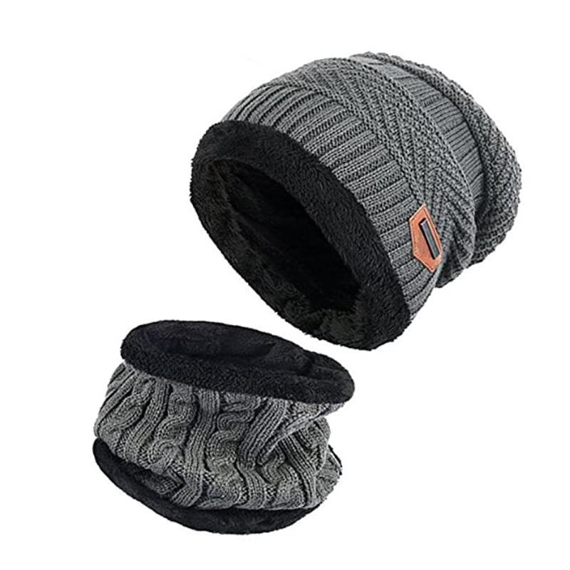 Winter Hat with Scarf Set