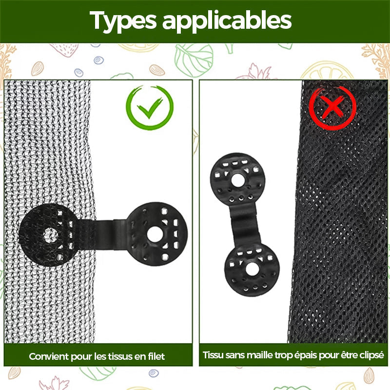 Plastic clips for shade cloth | Kalsten