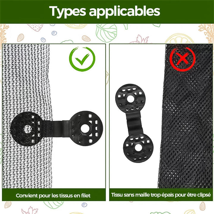 Plastic clips for shade cloth | Kalsten