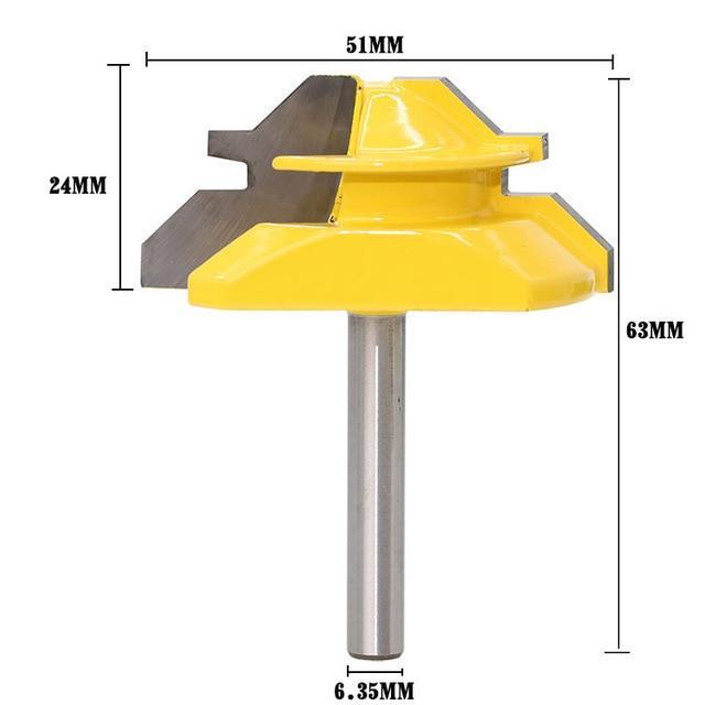 Lockable 45° bevel router bit | Kalsten