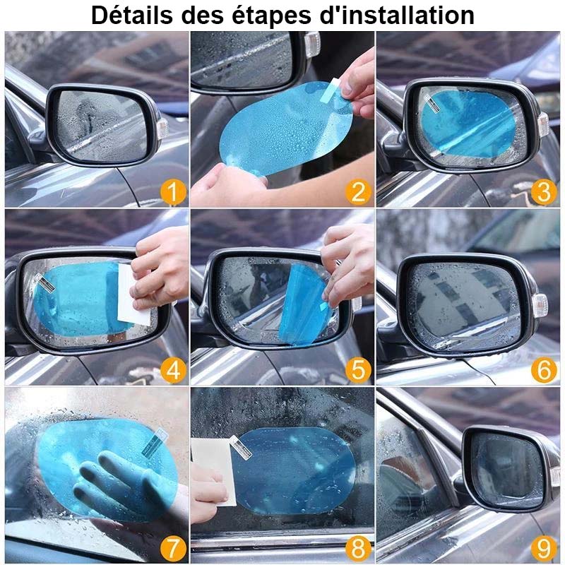 Anti-Fog Anti-Rain Film for Car Mirror | Kalsten