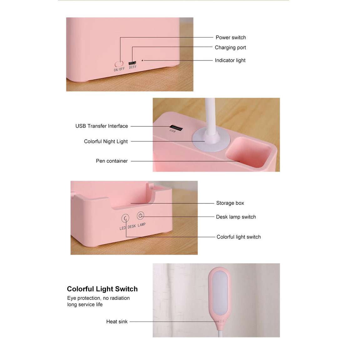 Desk lamp with phone holder | Kalsten