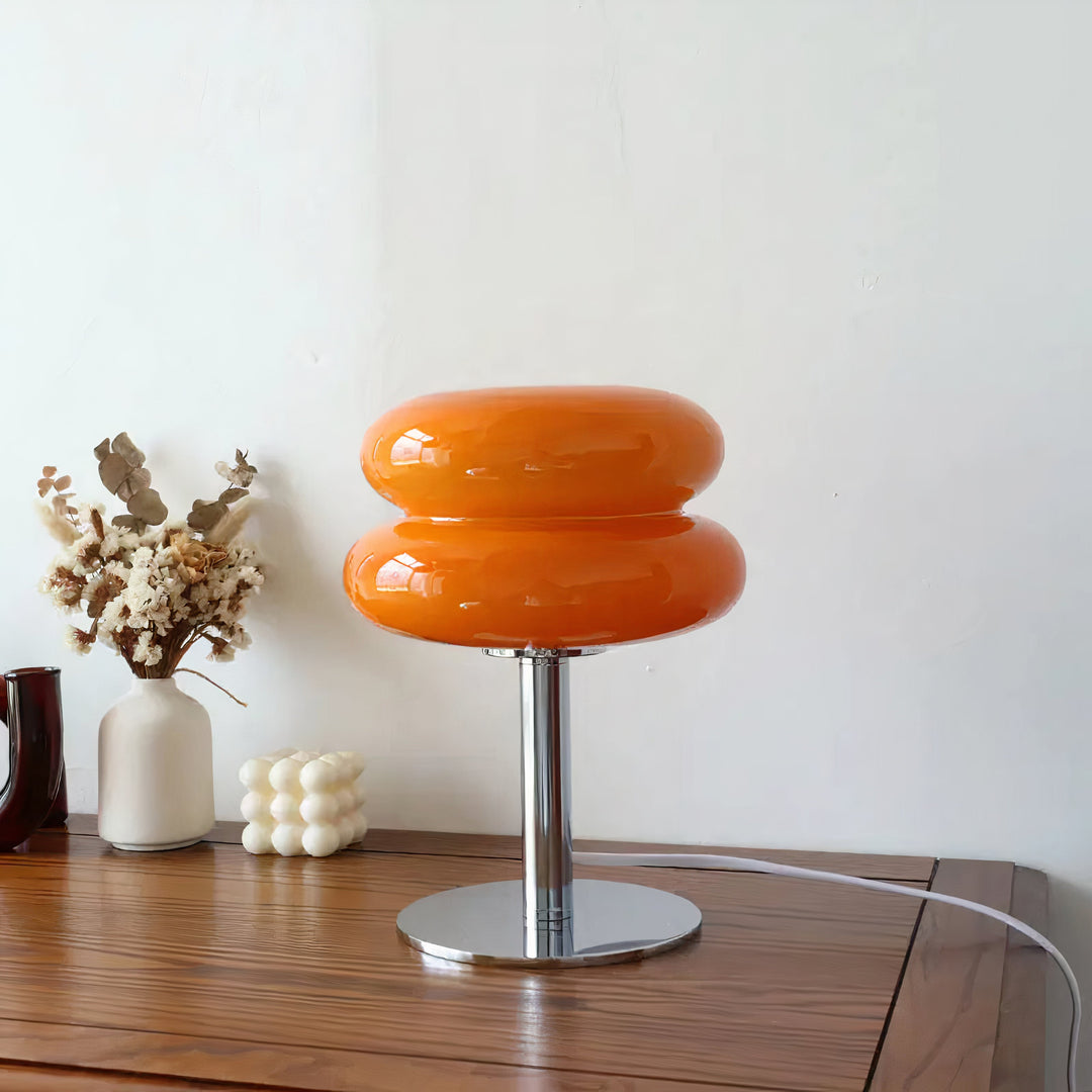 Table Lamp Retro Glass Shade | Kalsten