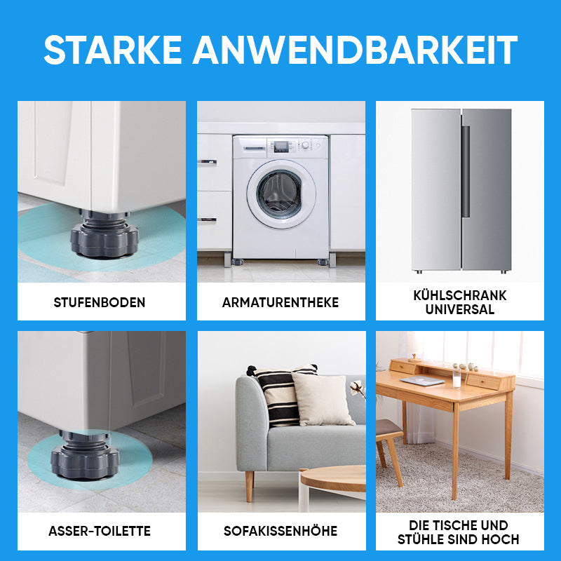 4 pieces height-adjustable washing machine stand | Kalsten