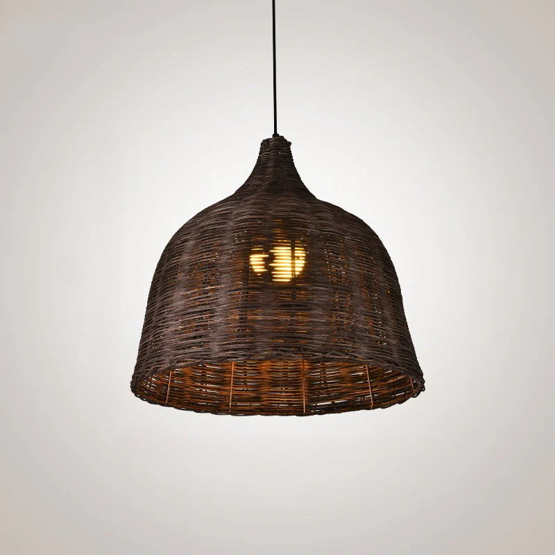 NatureGlow Pendant Lamp - Woven Reed and Bamboo Lighting | Kalsten