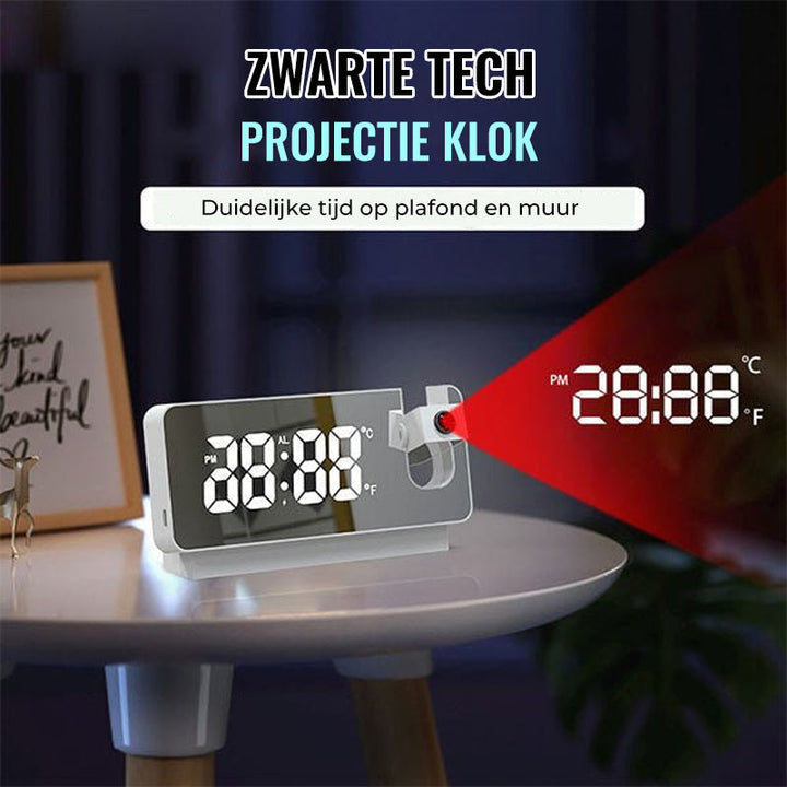 Modern Alarm Clock Projector | Multifunctional Alarm Clock with Projection | Kalsten