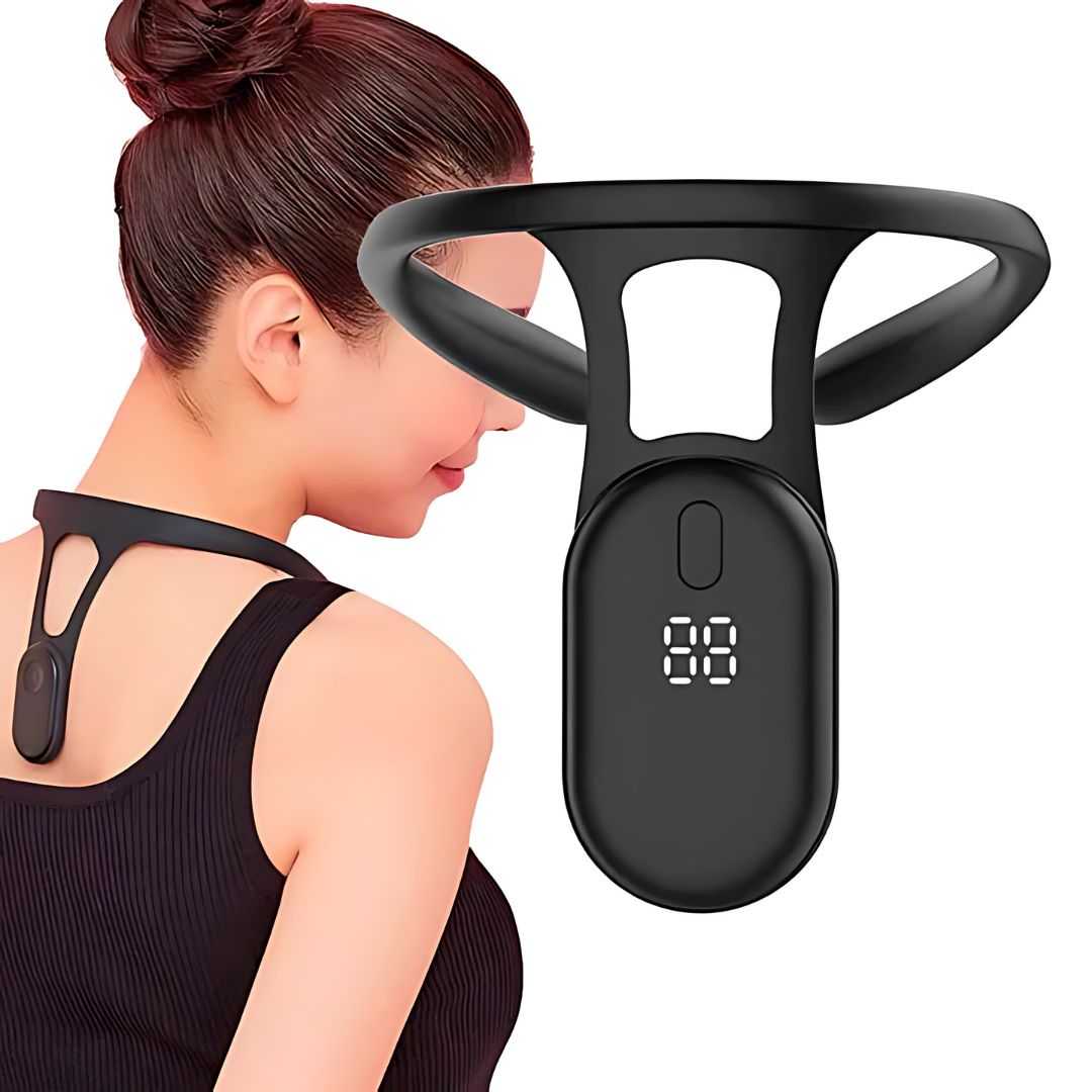 Skanto | Posture Corrector for Neck and Back | Real-time Feedback, Lightweight and Breathable for Home, Office, and Long Drives