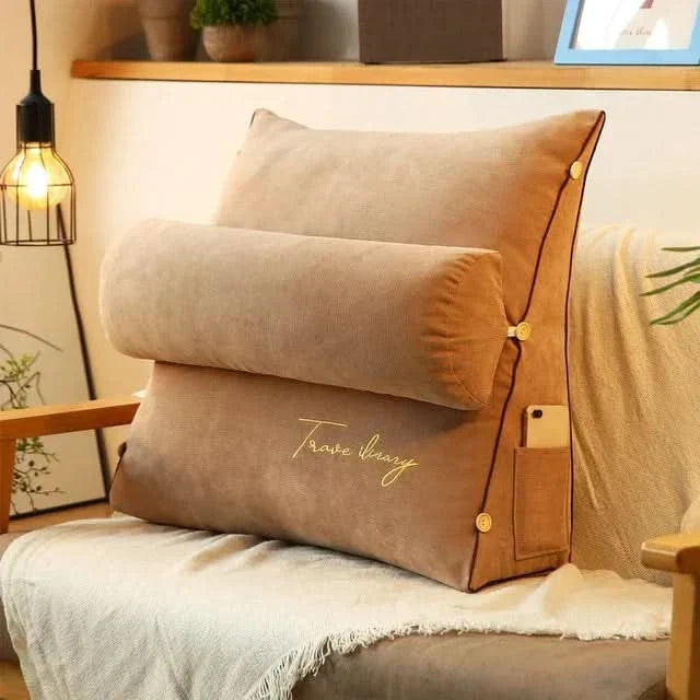 Kalsten | Wedge Back Support Pillow with Neck Roll