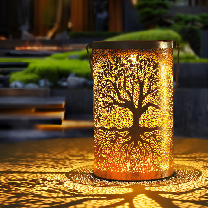Portable Waterproof Retro Projection Tree Hanging Solar Lanterns | Kalsten