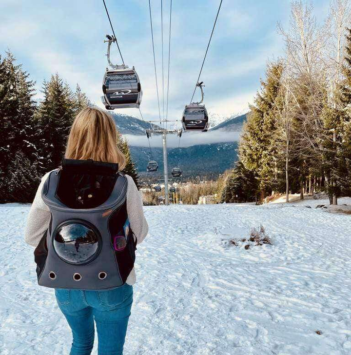 Kalsten | Spacious View Cat Backpack – Comfortable Pet Carrier with Bubble Window