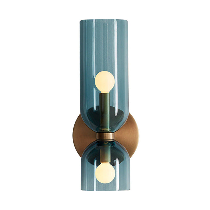 Double Glass Wall Light Fixture Kalsten