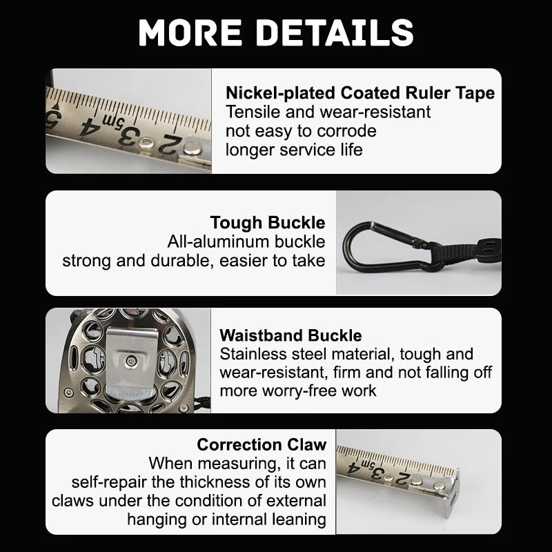Kalsten | Stainless Steel Corrosion Protection Telescopic Measuring Tape