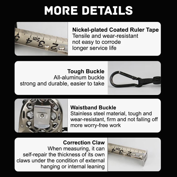 Kalsten | Stainless Steel Corrosion Protection Telescopic Measuring Tape
