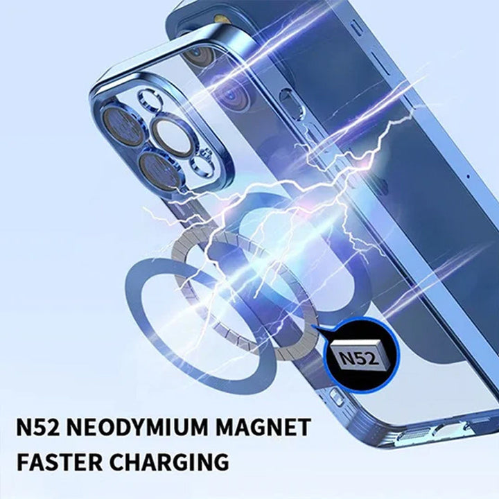 Kalsten | Electroplating Wireless Magnetic Charging All-Inclusive Lens Case for iPhone