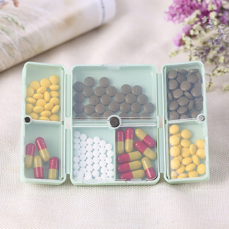 Kalsten | 7 Compartments Portable Medication Organizer