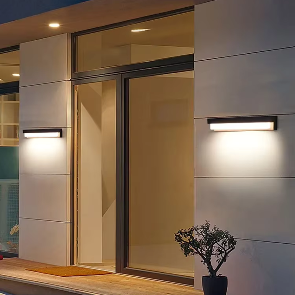 Solar Motion-Sensor Outdoor Wall Light