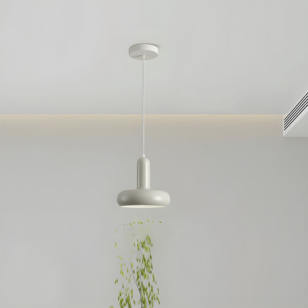 Bauhaus Puck Creamy Pendant Light | Kalsten