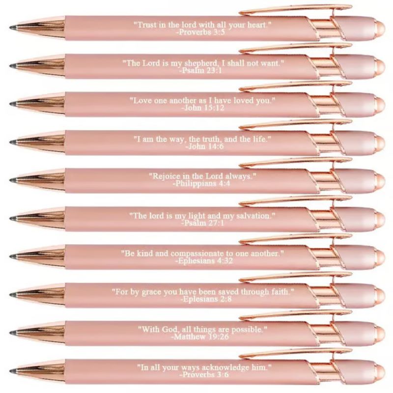 Kalsten | ️Premium Comfort Bible Verse Pens – 10 pcs