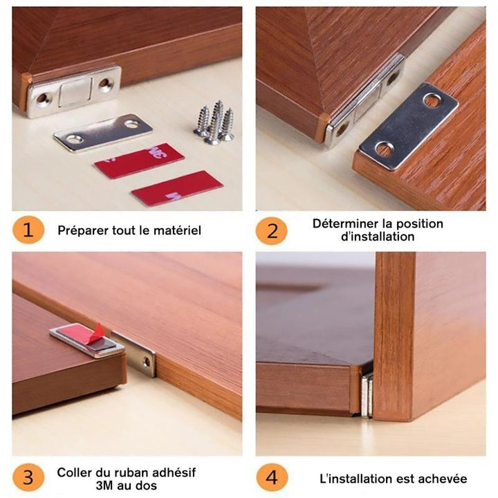 Magnetic Door Stopper without Punch (5 pieces) | Kalsten