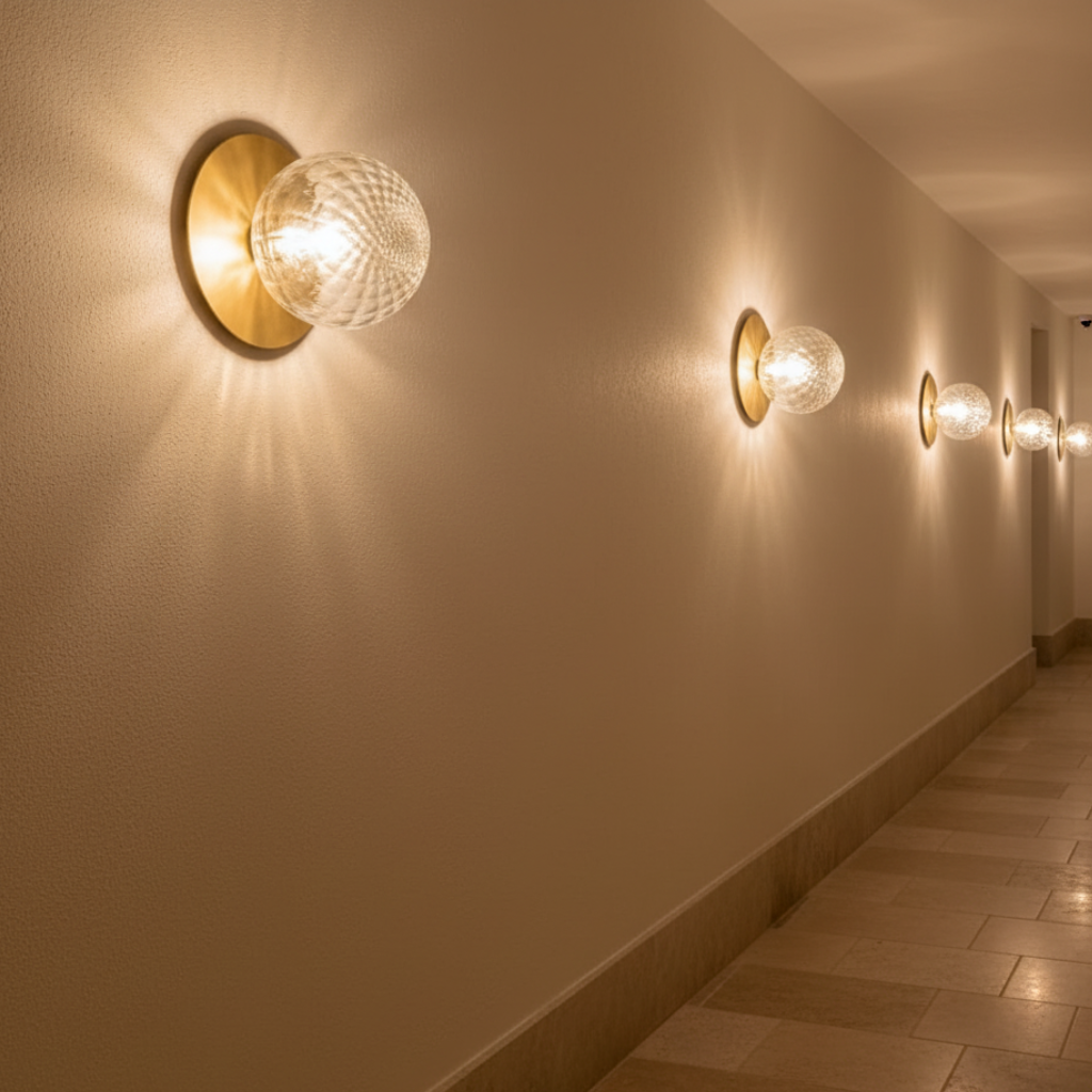 Poli Luxe Crystal-Accent LED Flush Mount