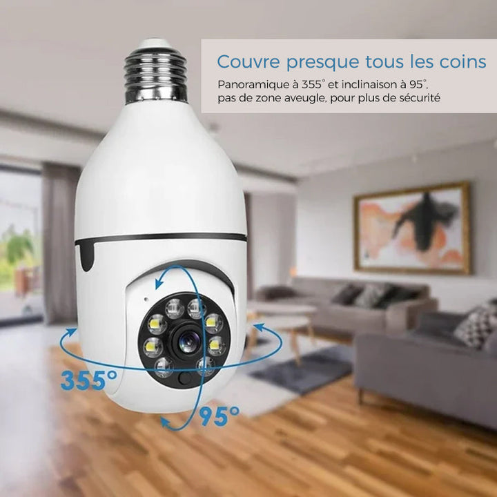 Wireless wifi security camera with bulb | Kalsten