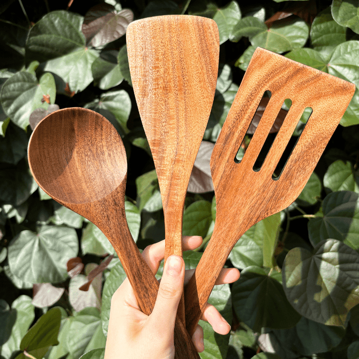 Sustainable 3-Piece Cooking Utensil Set