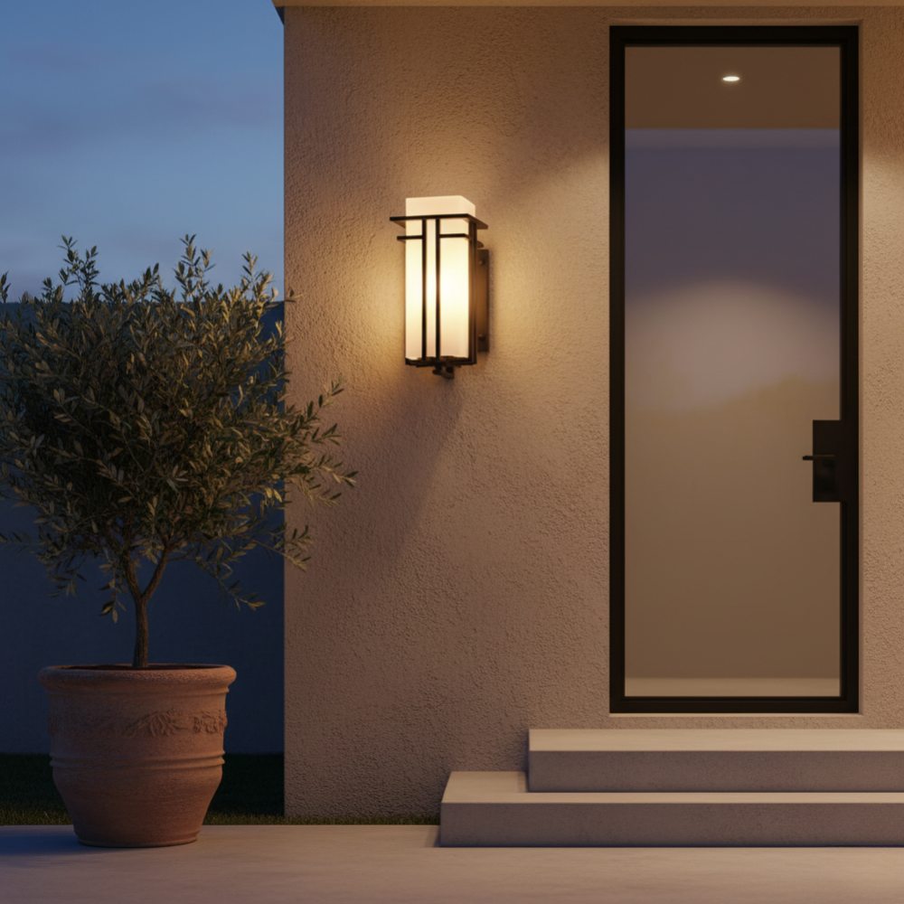 Velaro IP65 Industrial Glass Wall Lamp