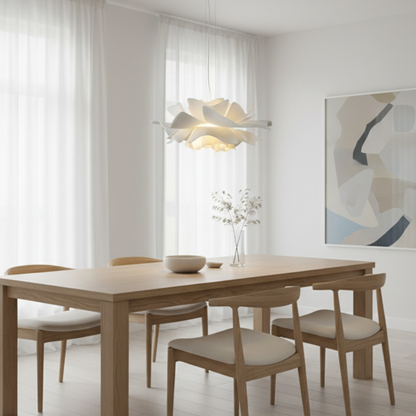 Petaline Floral Acrylic Pendant Light
